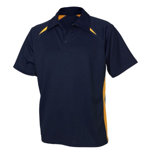 Picture of Biz Collection Mens Splice Polo Shirt 160gsm S/S