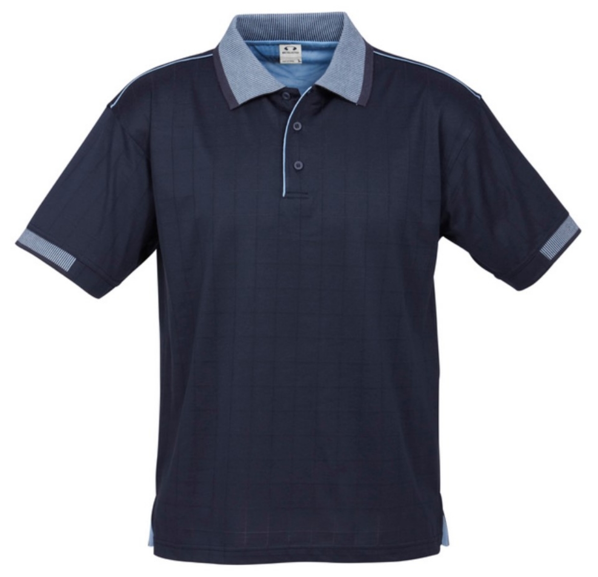 Picture of Biz Collection Mens BIZ COOL™ Noosa Self Check Polo Shirt 170gsm S/S