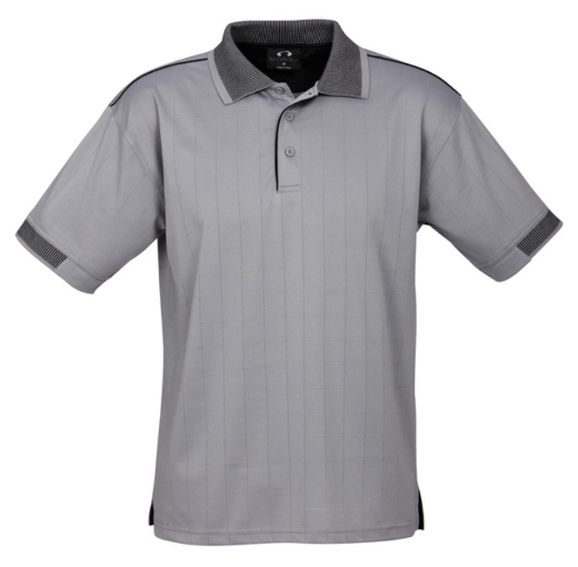 Picture of Biz Collection Mens BIZ COOL™ Noosa Self Check Polo Shirt 170gsm S/S