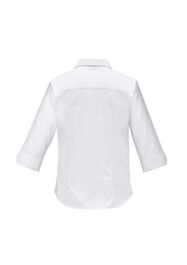 Picture of Biz Collection Womens Luxe ¾ Sleeve 100% Cotton Shirt
