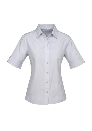 Picture of Biz Collection Ladies Ambassador S/S Shirt Easy care 75% Polyester 25% Cotton