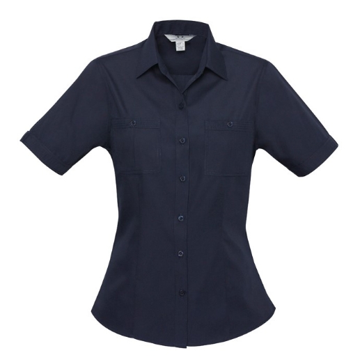 Picture of Biz Collection Ladies Bondi S/S Shirt 65% Polyester 35% Cotton Poplin