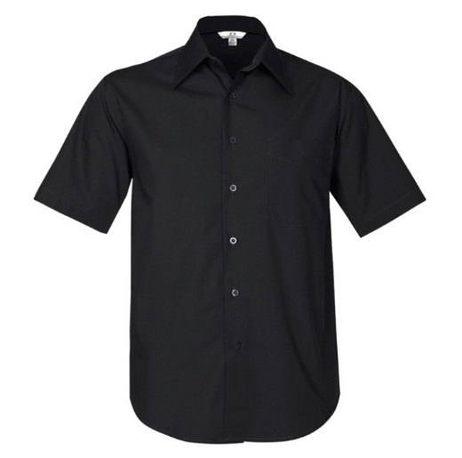 Picture of Biz Collection Mens S/S Metro Shirt  65% Polyester, 35% Cotton Poplin Fabric