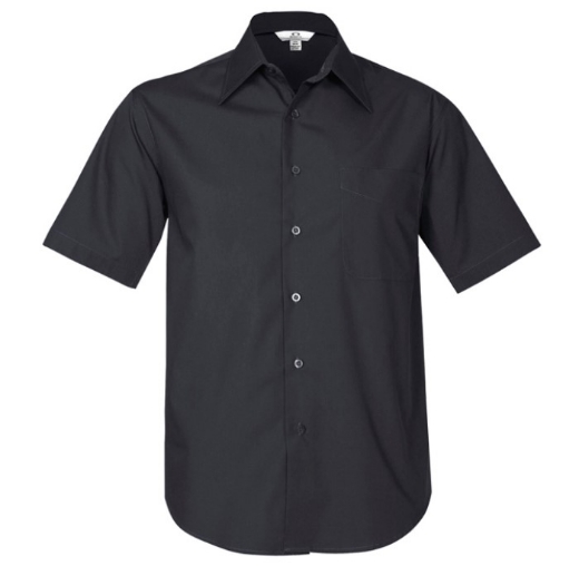 Picture of Biz Collection Mens S/S Metro Shirt  65% Polyester, 35% Cotton Poplin Fabric