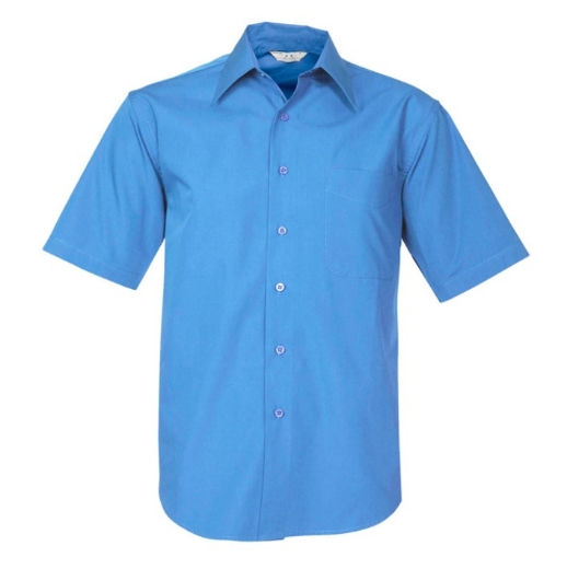 Picture of Biz Collection Mens S/S Metro Shirt  65% Polyester, 35% Cotton Poplin Fabric