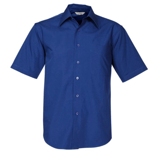 Picture of Biz Collection Mens S/S Metro Shirt  65% Polyester, 35% Cotton Poplin Fabric