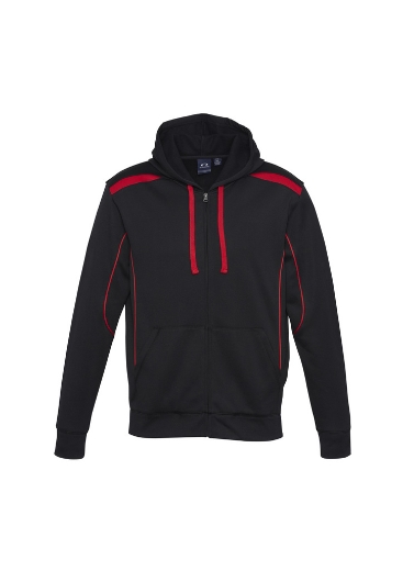Picture of Biz Collection Mens United Hoodie with Full Zip 245gsm