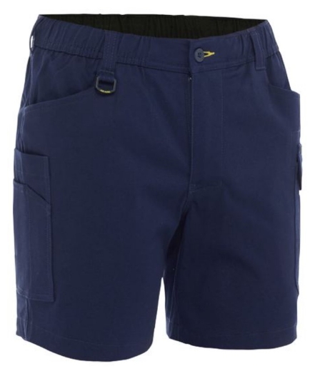 Picture of BISLEY Stretch Cotton Elastic Waist Cargo Short 280gsm