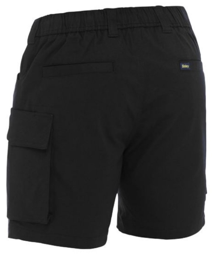 Picture of BISLEY Stretch Cotton Elastic Waist Cargo Short 280gsm