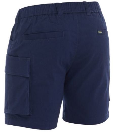Picture of BISLEY Stretch Cotton Elastic Waist Cargo Short 280gsm