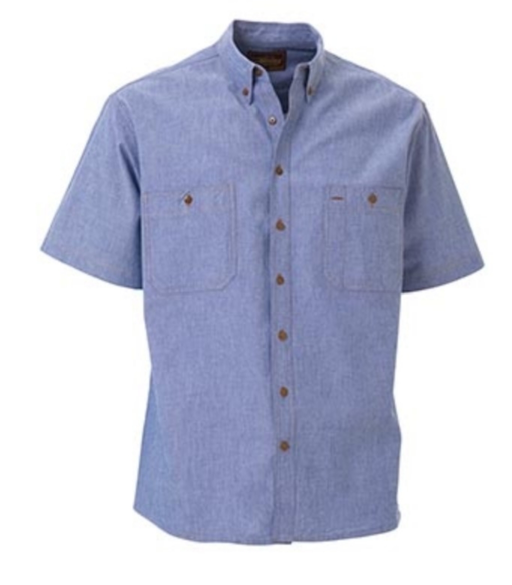 Picture of BISLEY Chambray Shirt 100% Cotton Chambray 150gsm S/S