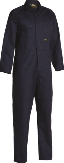 Picture of BISLEY Regular Weight Coveralls Dark Navy 100% Cotton Preshrunk Drill 310gsm