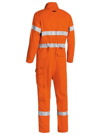 Picture of BISLEY HI VIS TAPED FR VENTED COVERALL FR MODACRYLIC/ LYOCELL/ ARAMID 238GSM