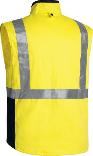 Picture of BISLEY Taped Hi Vis 3 in 1 Drill Jacket 100% Cotton Preshrunk Drill 310gsm