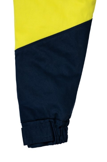 Picture of BISLEY Taped Hi Vis 3 in 1 Drill Jacket 100% Cotton Preshrunk Drill 310gsm