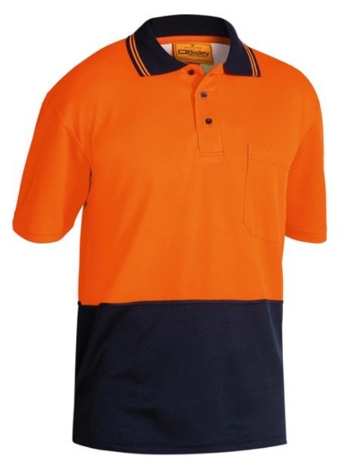 Picture of BISLEY Hi Vis Micromesh Polo Shirt 195gsm S/S