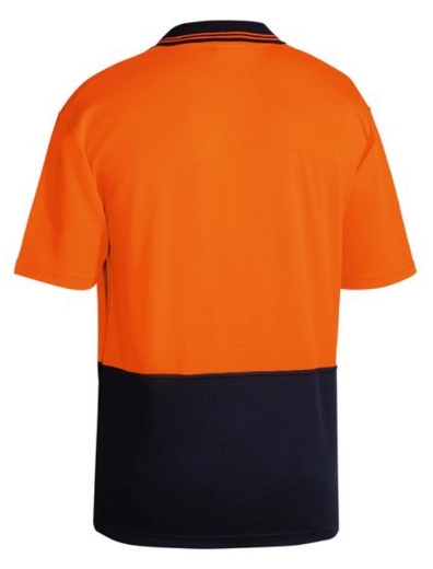 Picture of BISLEY Hi Vis Micromesh Polo Shirt 195gsm S/S
