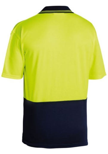 Picture of BISLEY Hi Vis Micromesh Polo Shirt 195gsm S/S