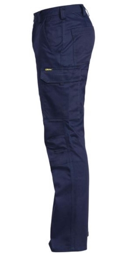 Picture of BISLEY Industrial Engineered Navy Cargo Pant 100% Cotton Preshrunk Drill 310gsm