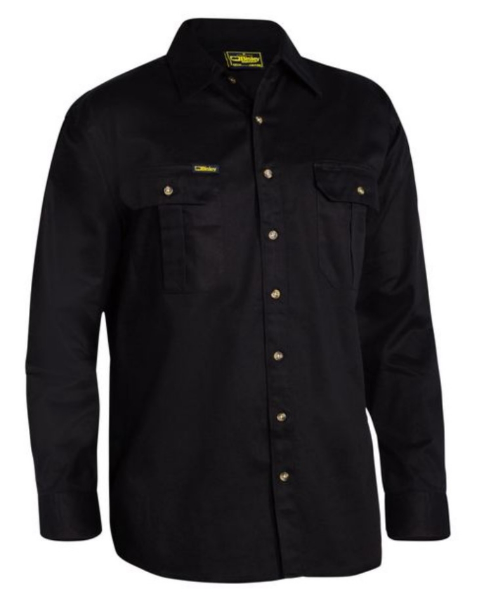 Picture of BISLEY Original Cotton Drill Shirt 100% Cotton Preshrunk Drill 190gsm L/S