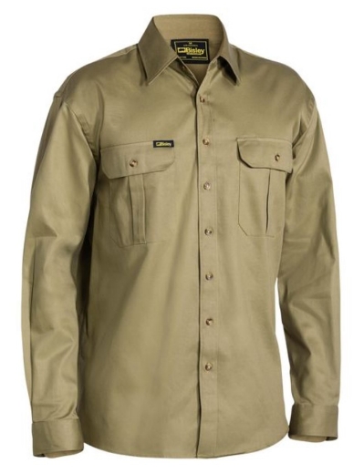 Picture of BISLEY Original Cotton Drill Shirt 100% Cotton Preshrunk Drill 190gsm L/S