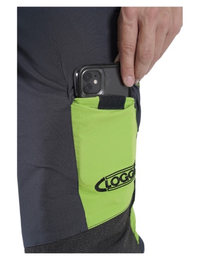 Picture of CLOGGER Zero Gen2 Light and Cool Men's Chainsaw Pants - Grey/Green