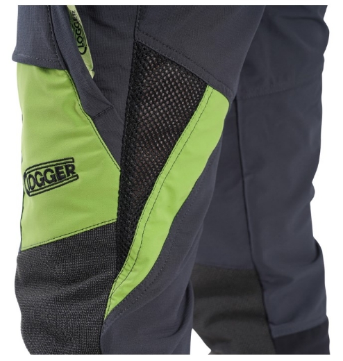 Picture of CLOGGER Zero Gen2 Light and Cool Men's Chainsaw Pants - Grey/Green