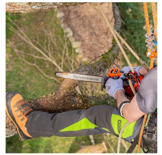 Picture of CLOGGER Zero Gen2 Light and Cool Men's Chainsaw Pants - Grey/Green