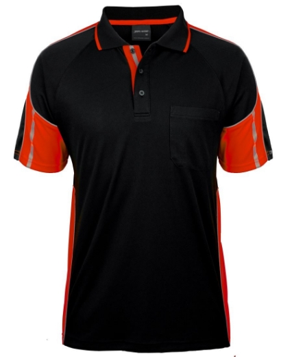 Picture of JB's Wear Street Panel Polo Shirt 100% Polyester S/S