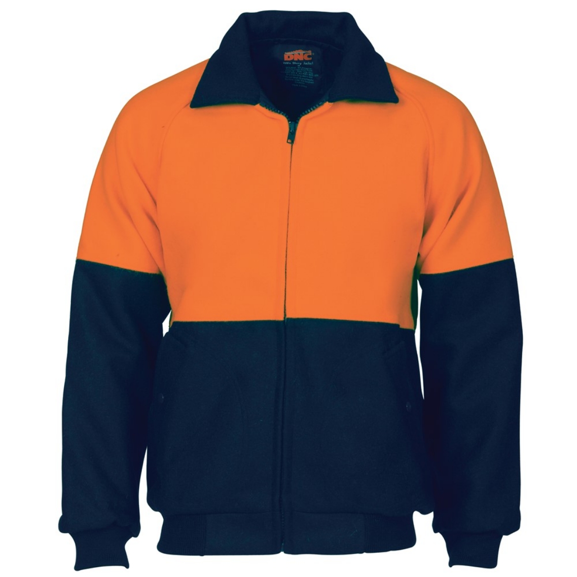 Picture of DNC Hi Vis Two Tone Bluey Jacket 21oz 90% Wool 10% Polyester