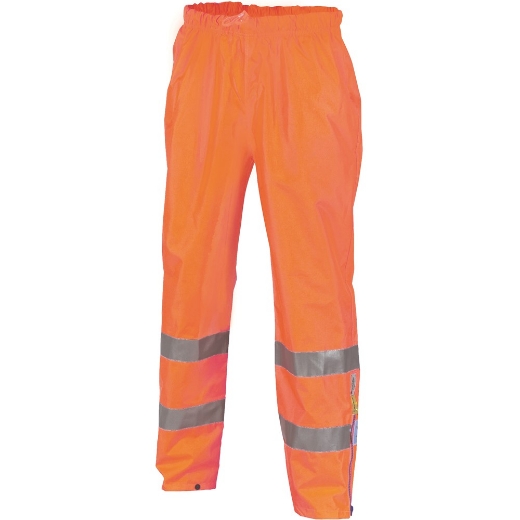 Picture of DNC Hi Vis D/N Breathable Rain Pants with Double Hoop 3M R/Tape
