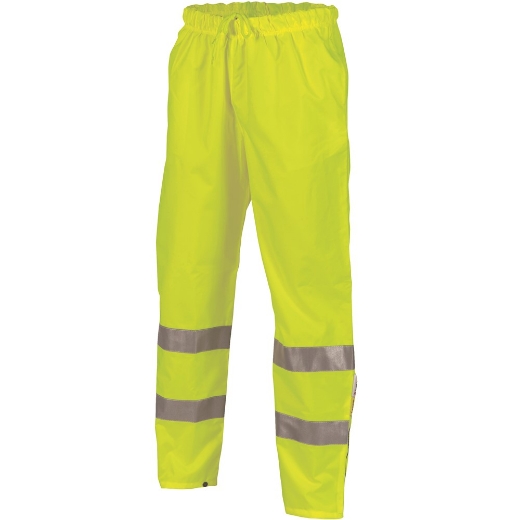 Picture of DNC Hi Vis D/N Breathable Rain Pants with Double Hoop 3M R/Tape
