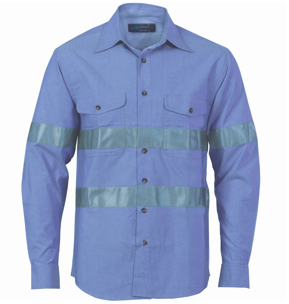 Picture of DNC 100% Cotton Chambray Shirt with CSR R/Tape 155gsm L/S