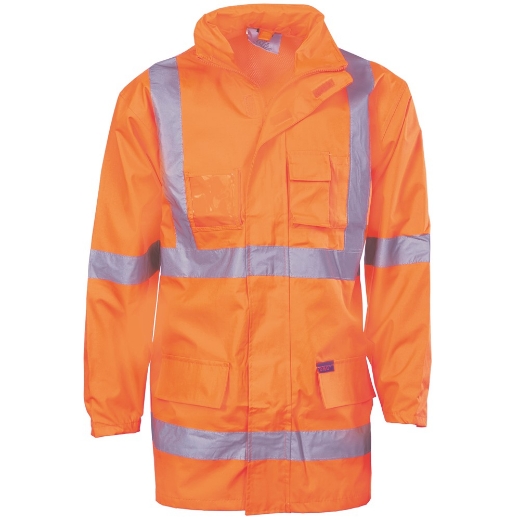 Picture of DNC Hi Vis X Back  D/N 2 in 1 Rain Jacket with CSR R/Tape