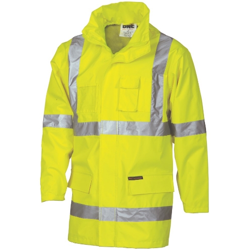 Picture of DNC Hi Vis X Back  D/N 2 in 1 Rain Jacket with CSR R/Tape