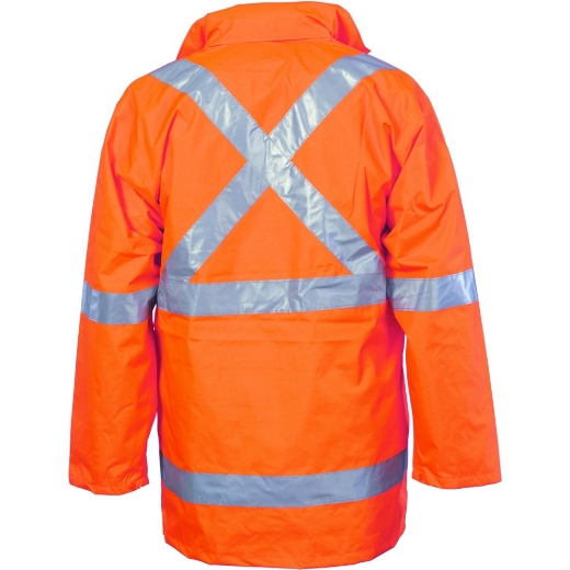 Picture of DNC Hi Vis X Back  D/N 2 in 1 Rain Jacket with CSR R/Tape