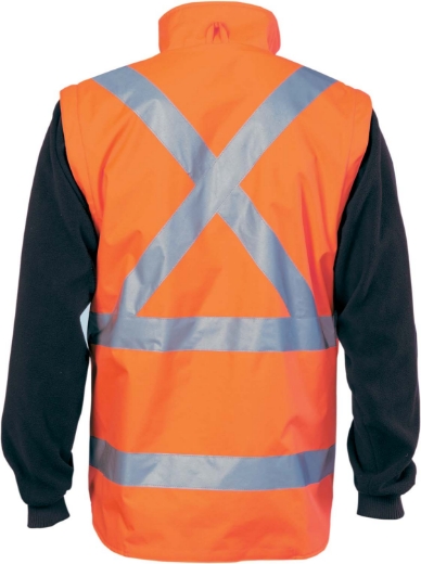 Picture of DNC HiVis Cross Back NSW Rail Compliant D/N 6 in 1 Jacket with CSR R/Tape [=3995 + 3990]
