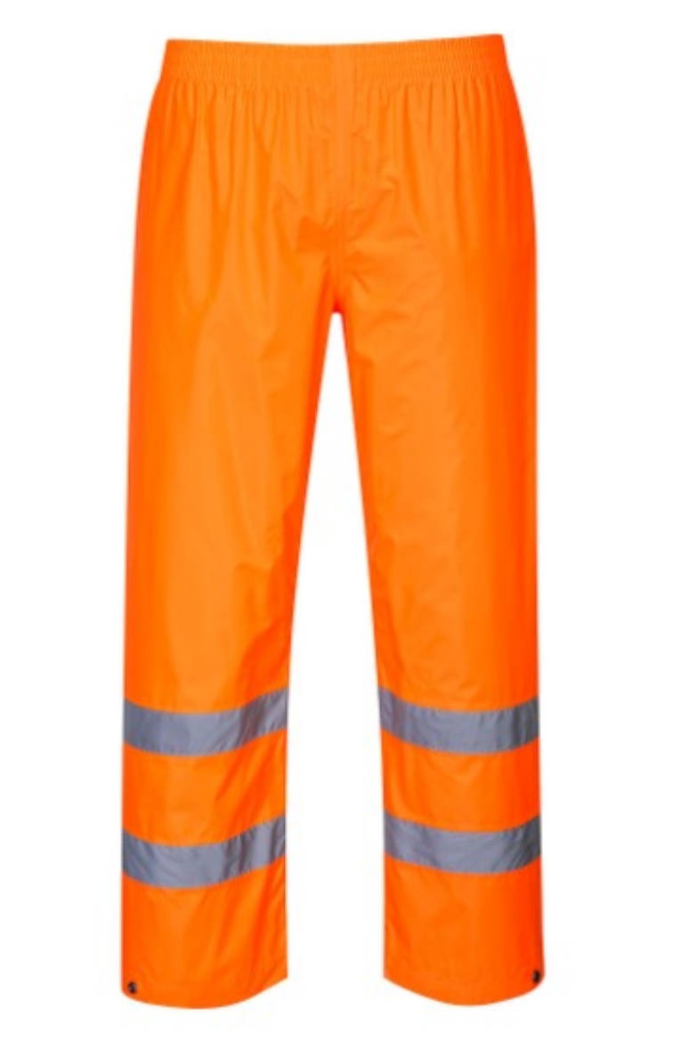 Picture of PORTWEST Hi-Vis Rain Pants with Double Hoop Reflective Tape