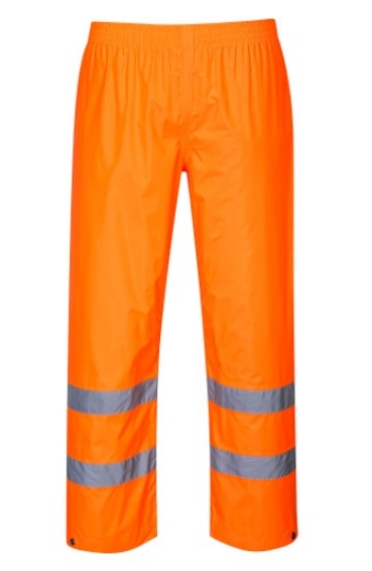 Picture of PORTWEST Hi-Vis Rain Pants with Double Hoop Reflective Tape
