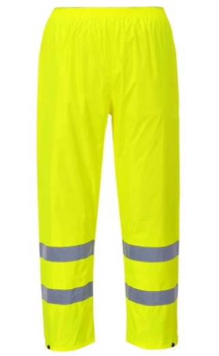 Picture of PORTWEST Hi-Vis Rain Pants with Double Hoop Reflective Tape