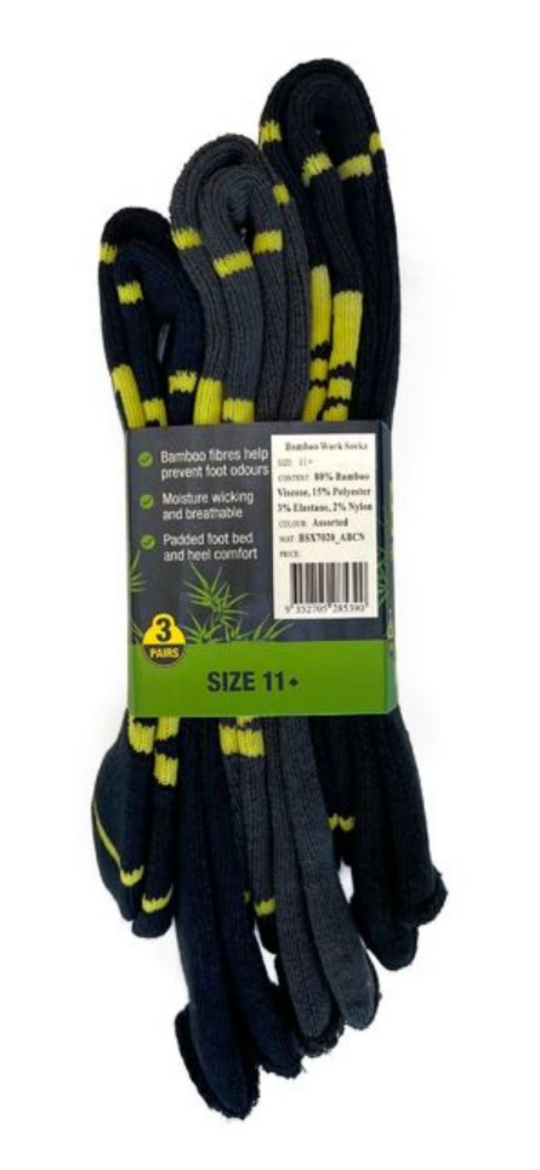 Picture of BISLEY Bamboo Work Socks > 3 Pack