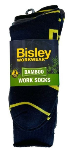Picture of BISLEY Bamboo Work Socks > 3 Pack