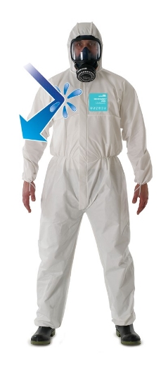 Picture of Microgard 2000 Coverall Type 5 & 6 with "Anti Static" Colour/White