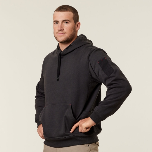 Picture of HARD YAKKA Foundations Brushed Fleece Hoodie Jumper 320gsm