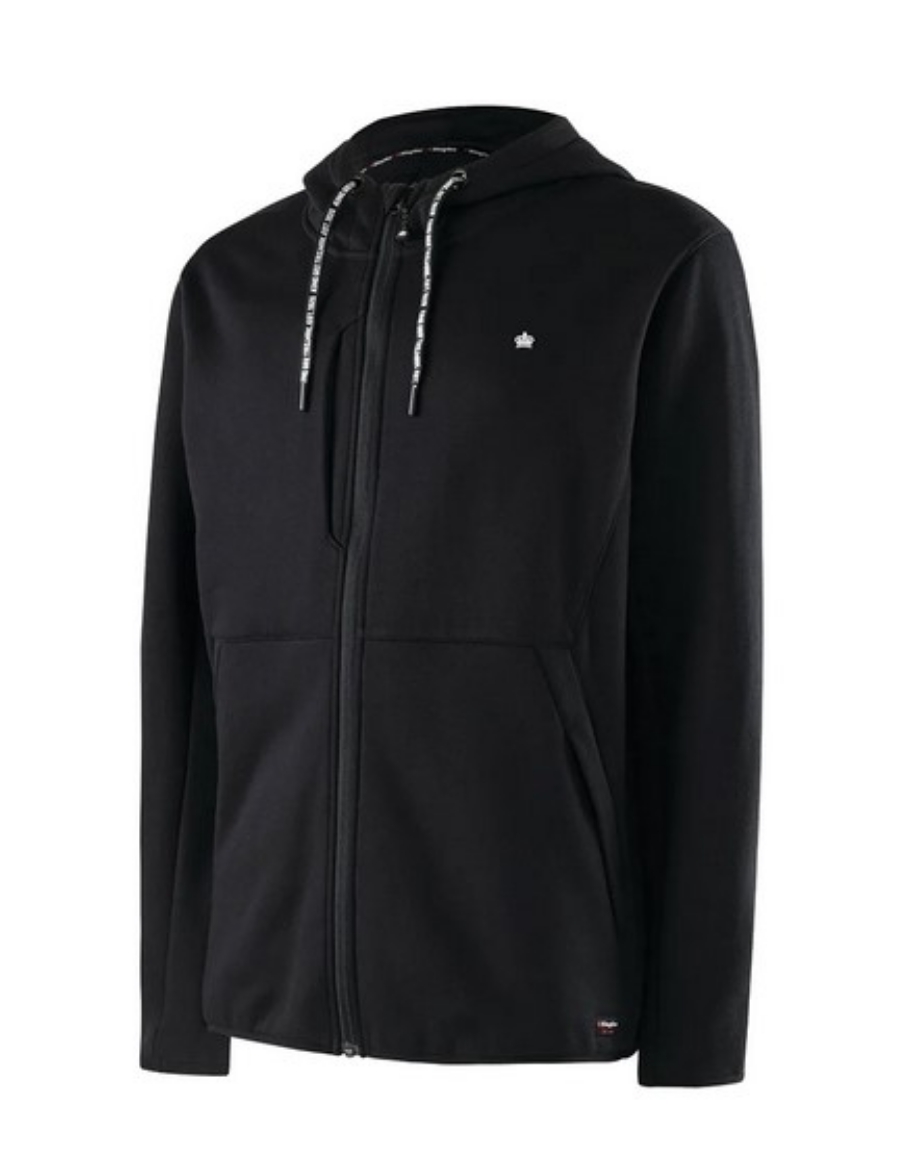 Picture of KING GEE Quantum Full Zip Hoodie Jacket Black 320gsm