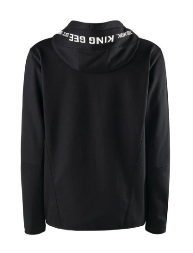 Picture of KING GEE Quantum Full Zip Hoodie Jacket Black 320gsm