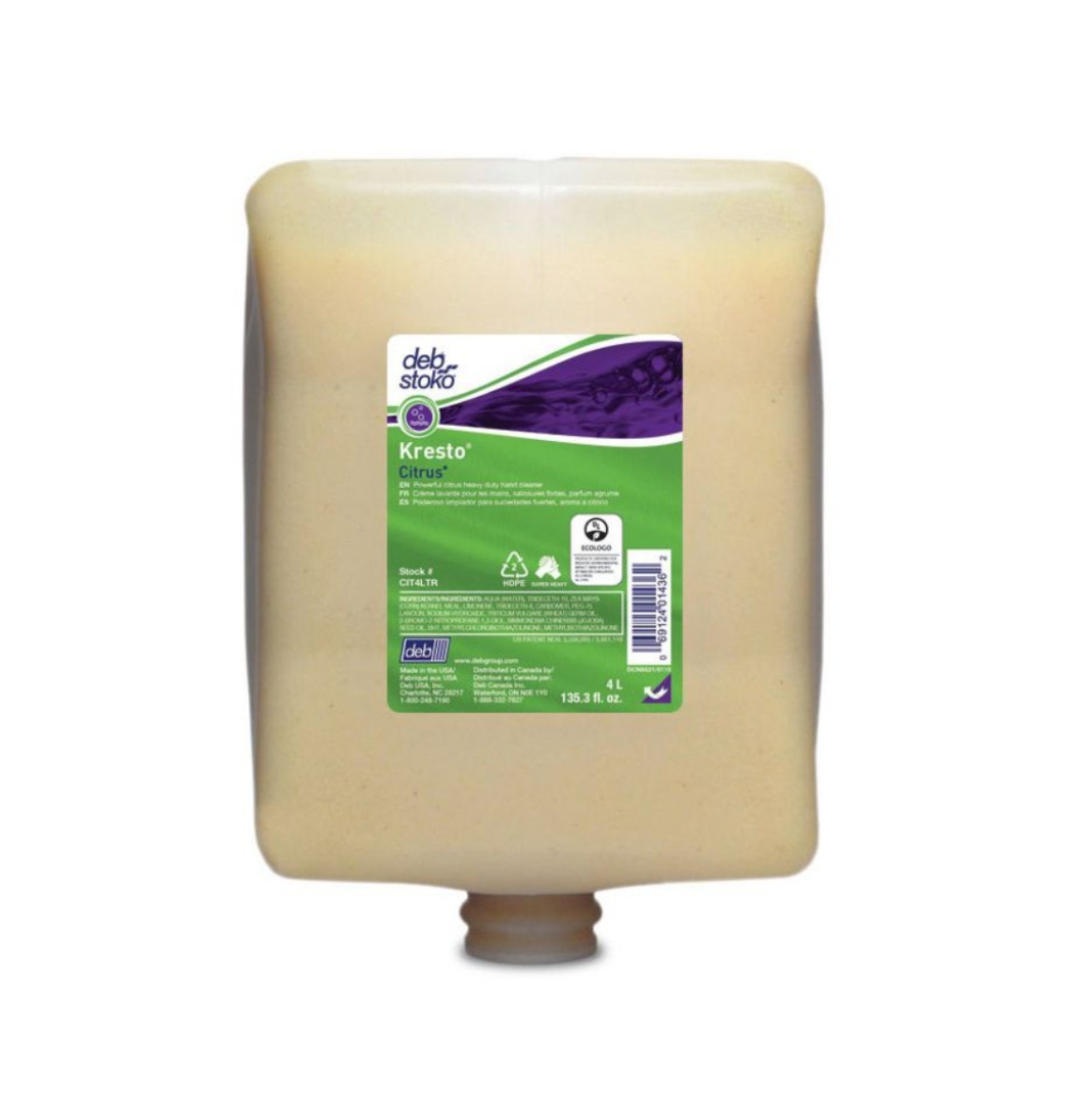 Picture of DEB Kresto Citrus Super Heavy Duty Hand Cleasner 4Ltr