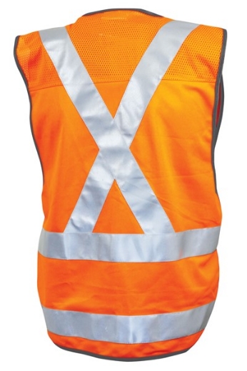Picture of MAXCOOL NSW Rail Vest Vented Day/Night Hi Vis Orange
**DISCONTINUED**