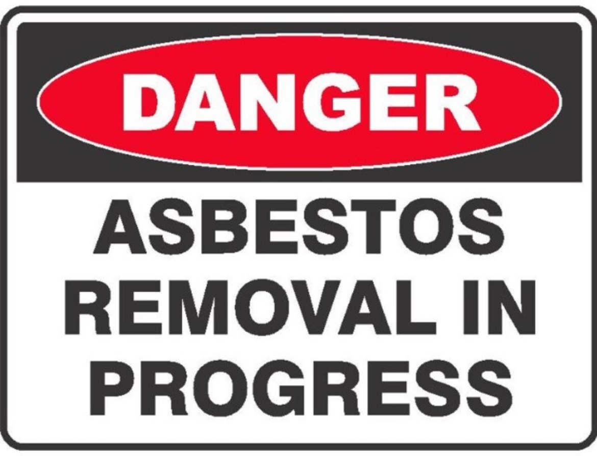 Picture of SIGN Danger Asbestos Removal In Progress 600 x 450mm Corflute 3mm