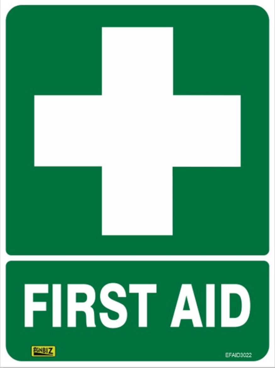 Picture of SIGN Emergency First Aid 300 x 225mm 1.4mm Polypropylene